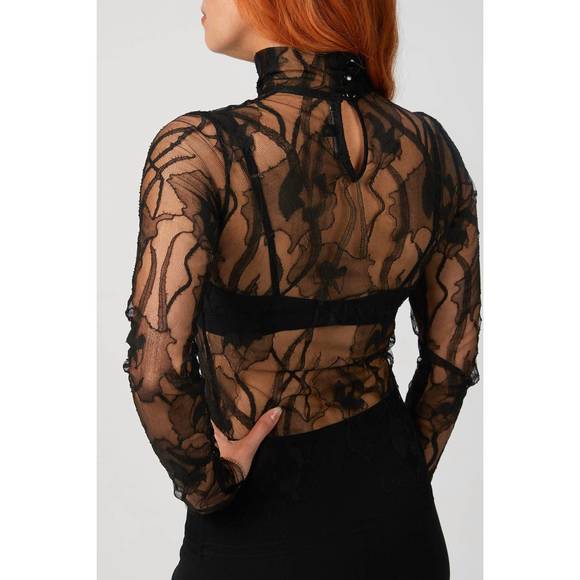 NEW BYVARGA petra lace top in black - Picture 3 of 3